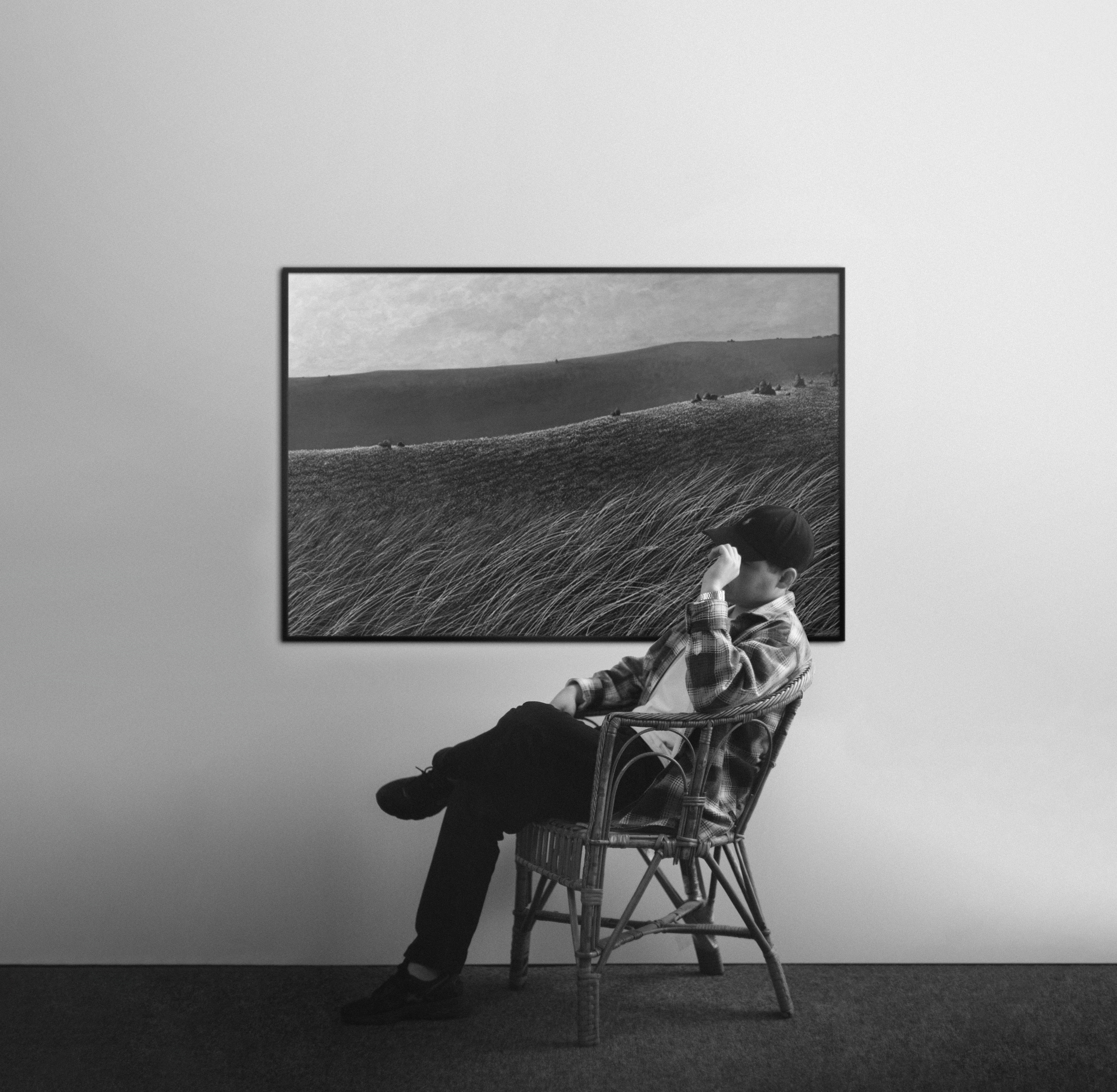 Portrait of Oleh Dron, who works in the artist style (Lviv, Ukraine) Photo 1 of 1.