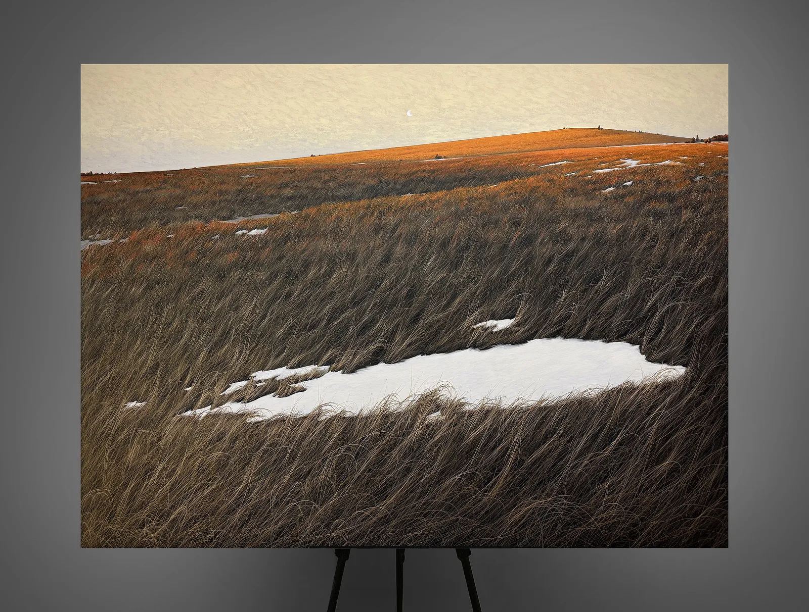 Image of Land by Oleh Dron, size: 150х200cm, made of Canvas, acrylic, Original artworks medium, from Lviv, Ukraine Photo 1 of 6.