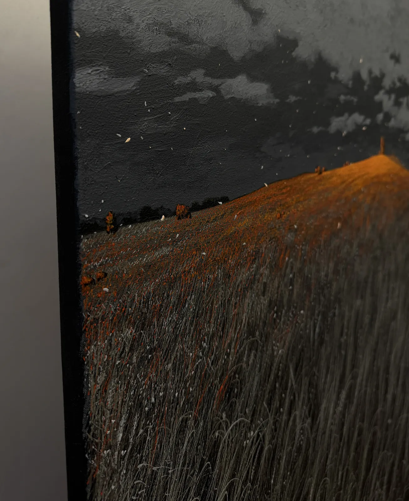 Image of Dark and Light by Oleh Dron, size: 110х100cm, made of Canvas, acrylic, Original artworks medium, from Lviv, Ukraine Photo 4 of 4.