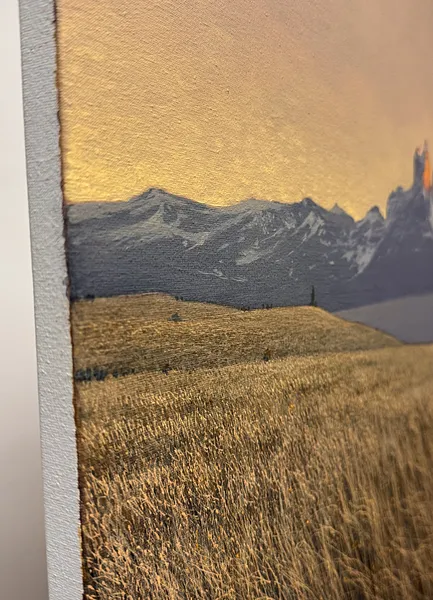 Image of Ray by Oleh Dron, size: 80х100cm, made of Canvas, acrylic, Painting medium, from Lviv, Ukraine Photo 3 of 5.