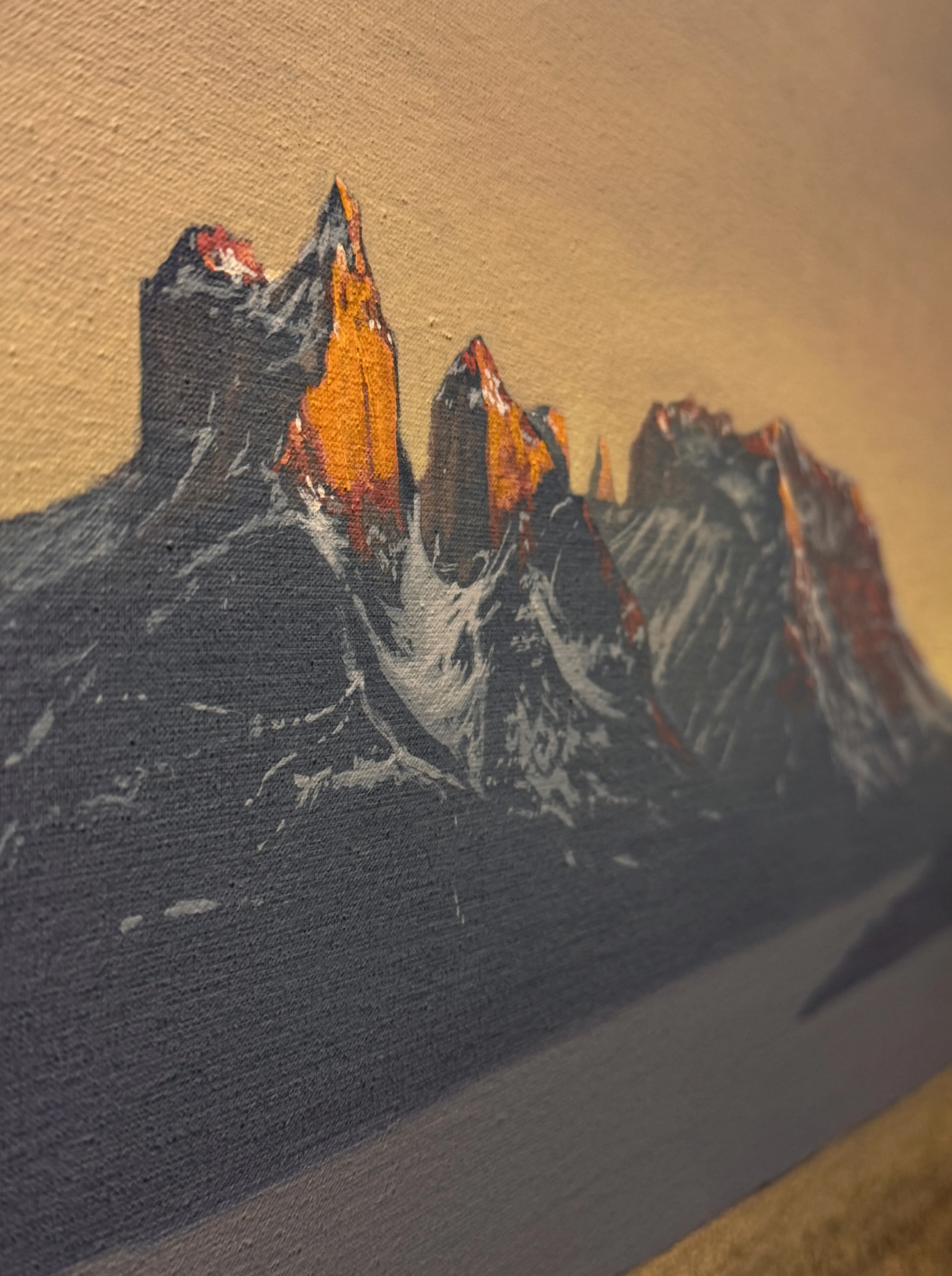 Image of Ray by Oleh Dron, size: 80х100cm, made of Canvas, acrylic, Painting medium, from Lviv, Ukraine Photo 4 of 5.