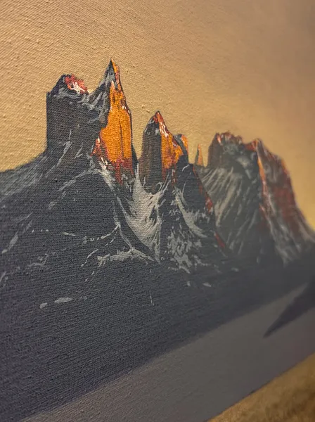 Image of Ray by Oleh Dron, size: 80х100cm, made of Canvas, acrylic, Painting medium, from Lviv, Ukraine Photo 4 of 5.