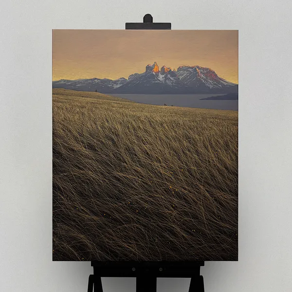 Image of Ray by Oleh Dron, size: 80х100cm, made of Canvas, acrylic, Painting medium, from Lviv, Ukraine